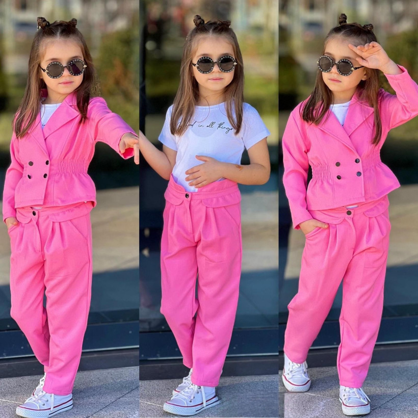Komplet 3 częściowy barbie bam bam
