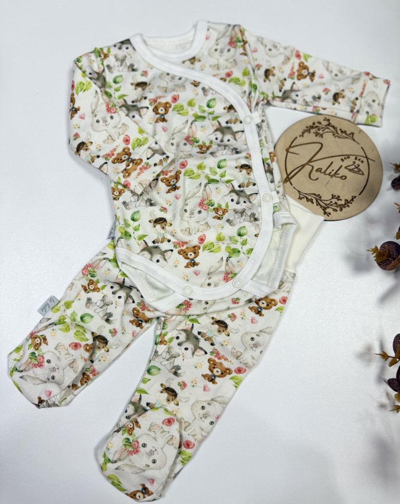Komplet noworodek wiosenne zwierzątka le bebe