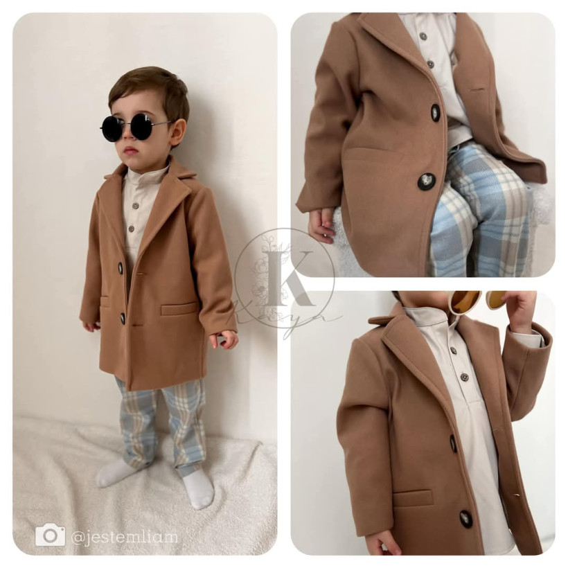 Płaszcz camel elegant Kaya