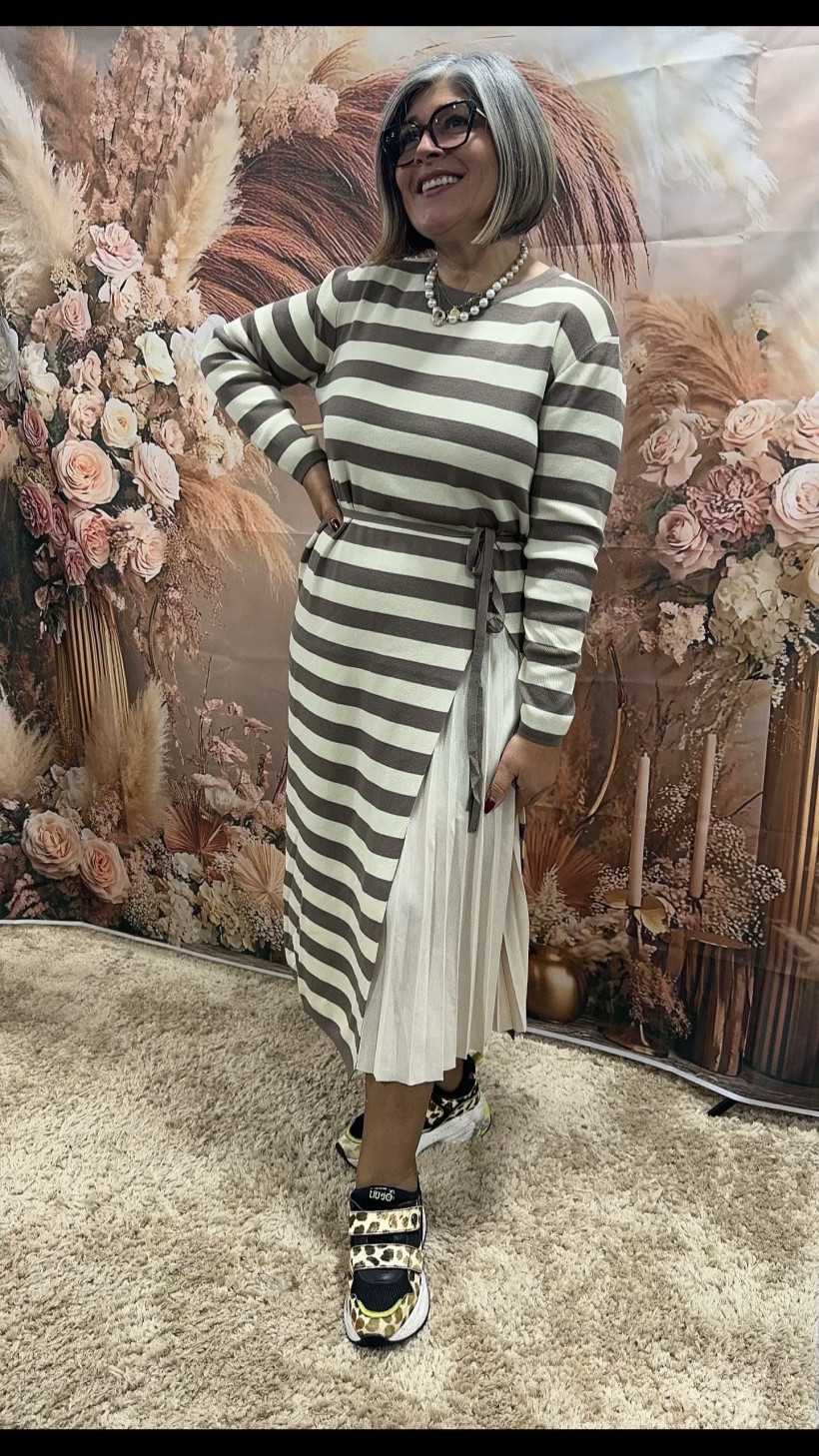 Vestido riscado azaka - selmo 209