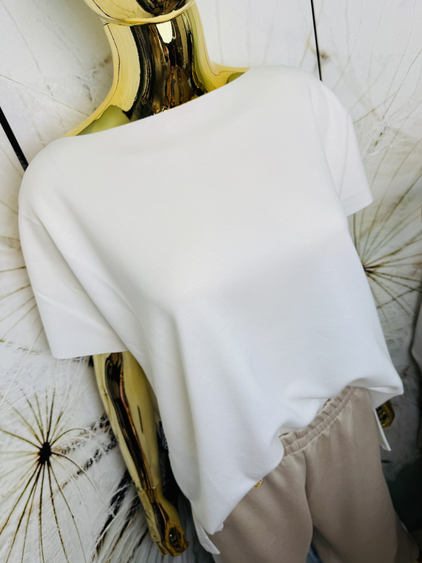 Bluzeczka Agnes „masełko” z krótkim rękawem Minouu