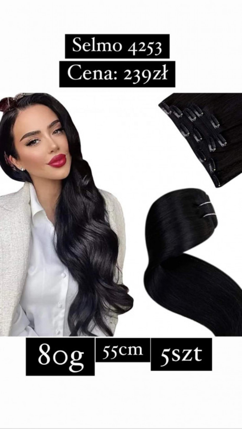 Lavoo clip in czarne dopinki klips