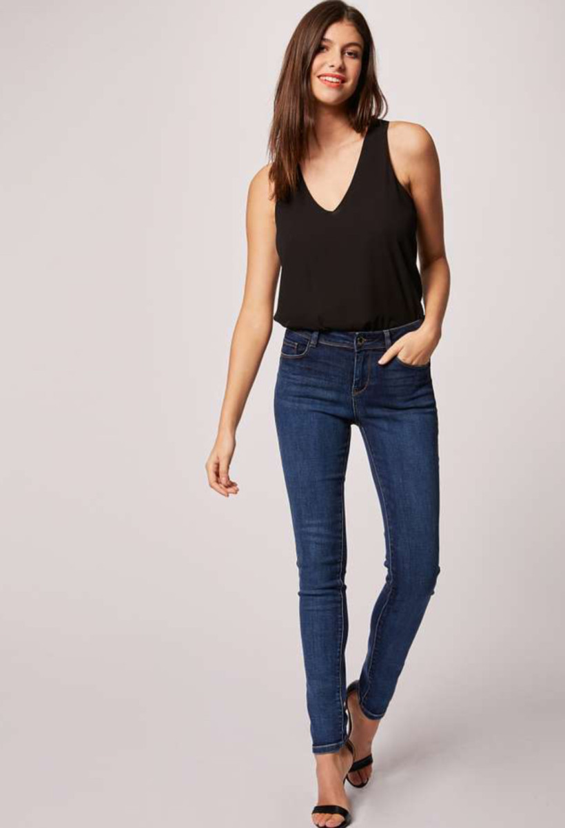 Calça de ganga azul