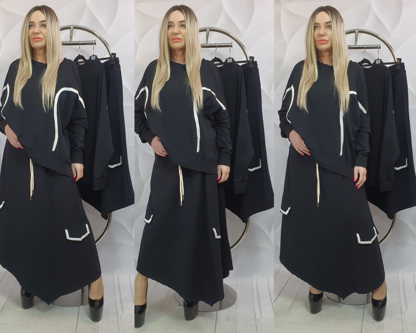 SPÓDNICA ZARAYA 7094 SWE acque& limone