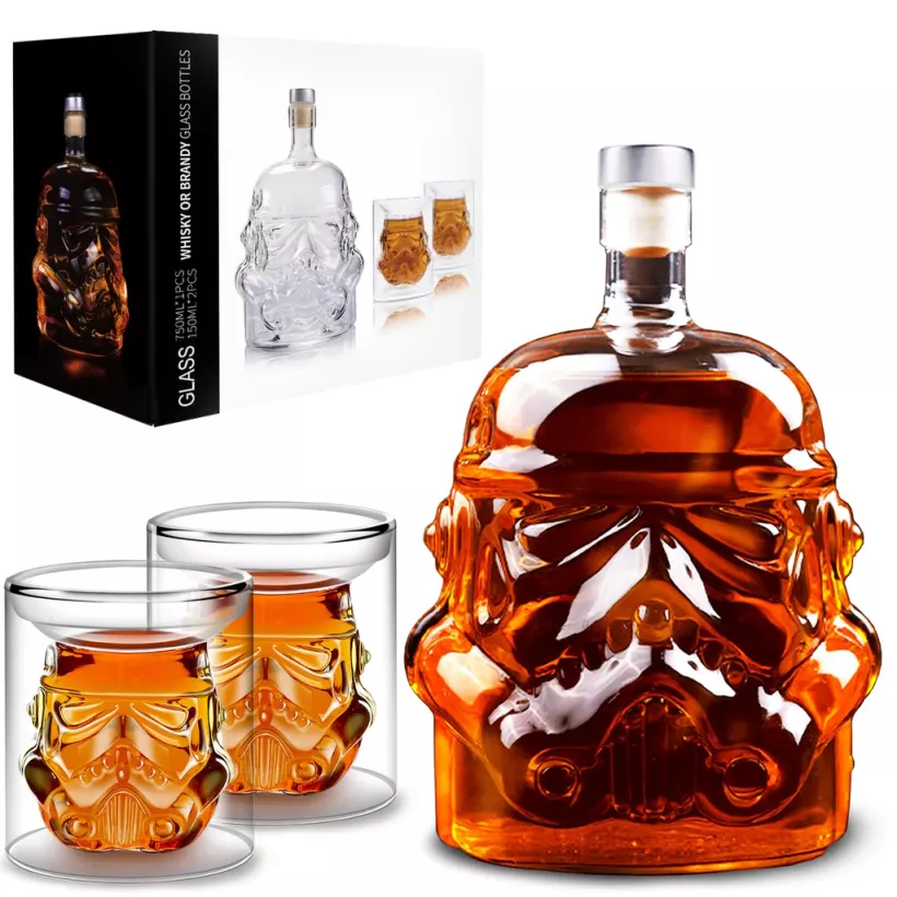star wars karafka 750 ml + szklanki z podwójnym dnem 