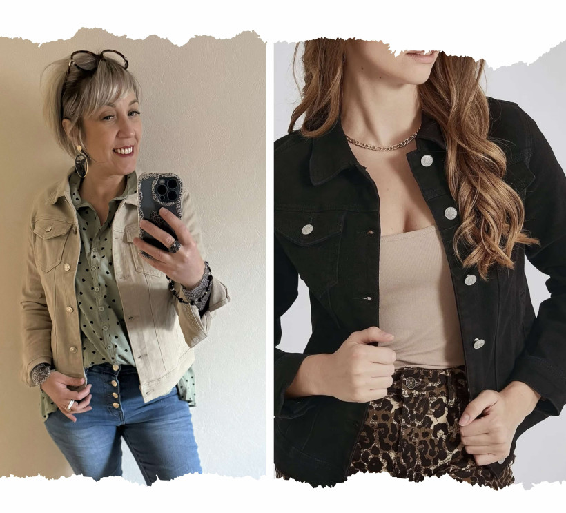 veste en jeans 