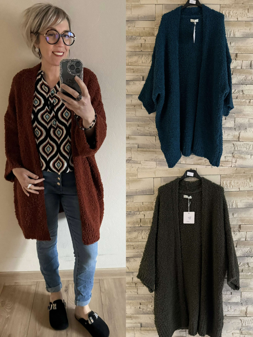 gilet long BOUCLETTE 