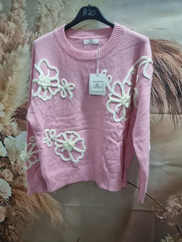 Camisola rosa - selmo 272