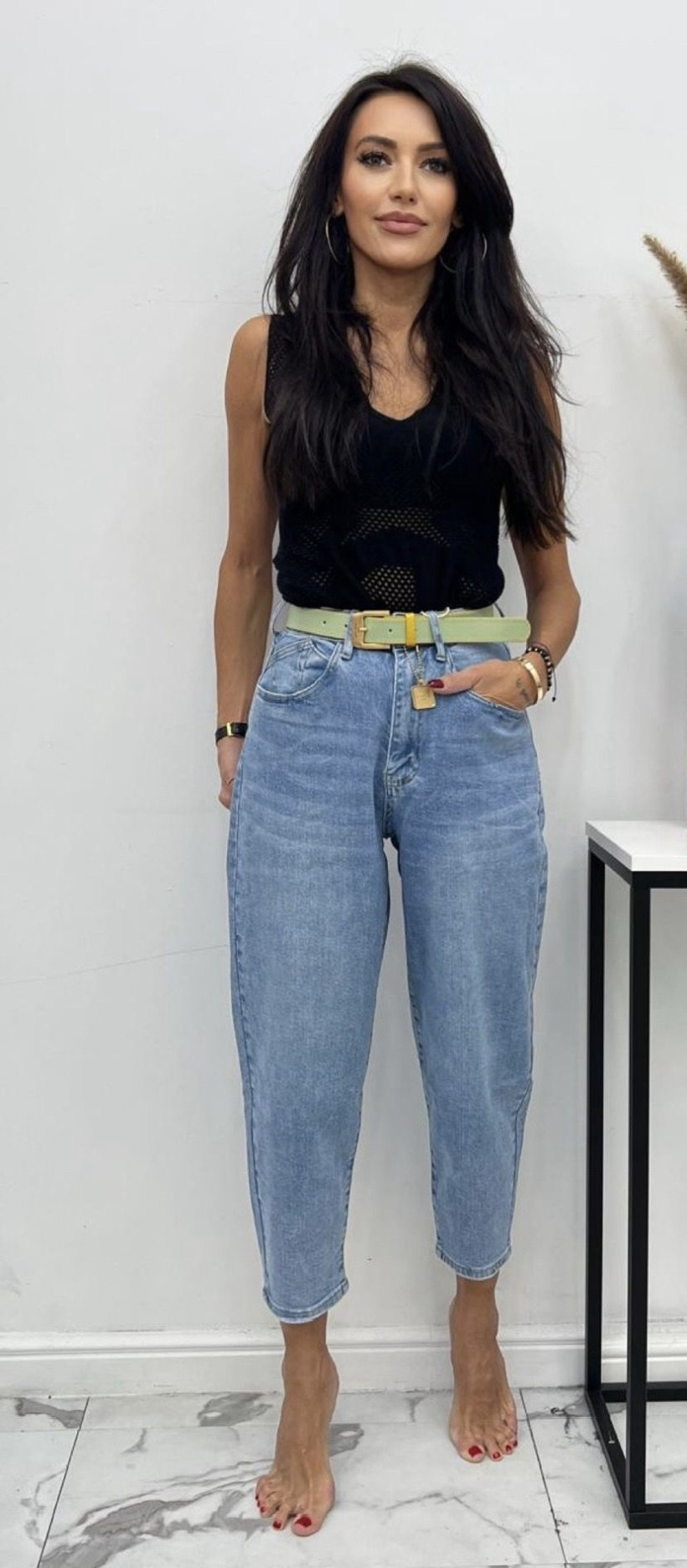 Spodnie jeansowe baloon