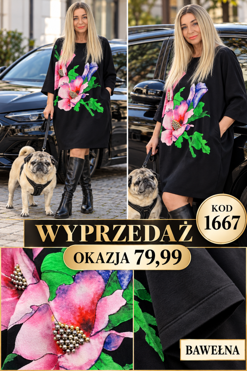 TUNIKA / SUKIENKA RASTEN MY 1667 H RB22. % wyprzedaż