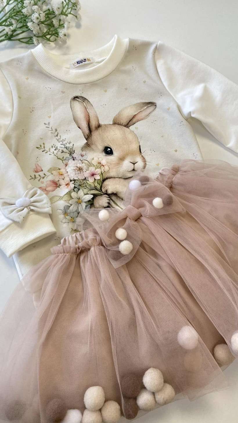 Bluza z panelem Kodzi królik