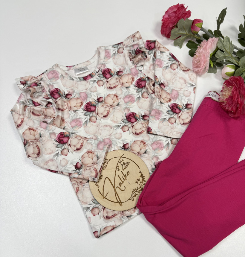 Bluzka peonie LIMITKA