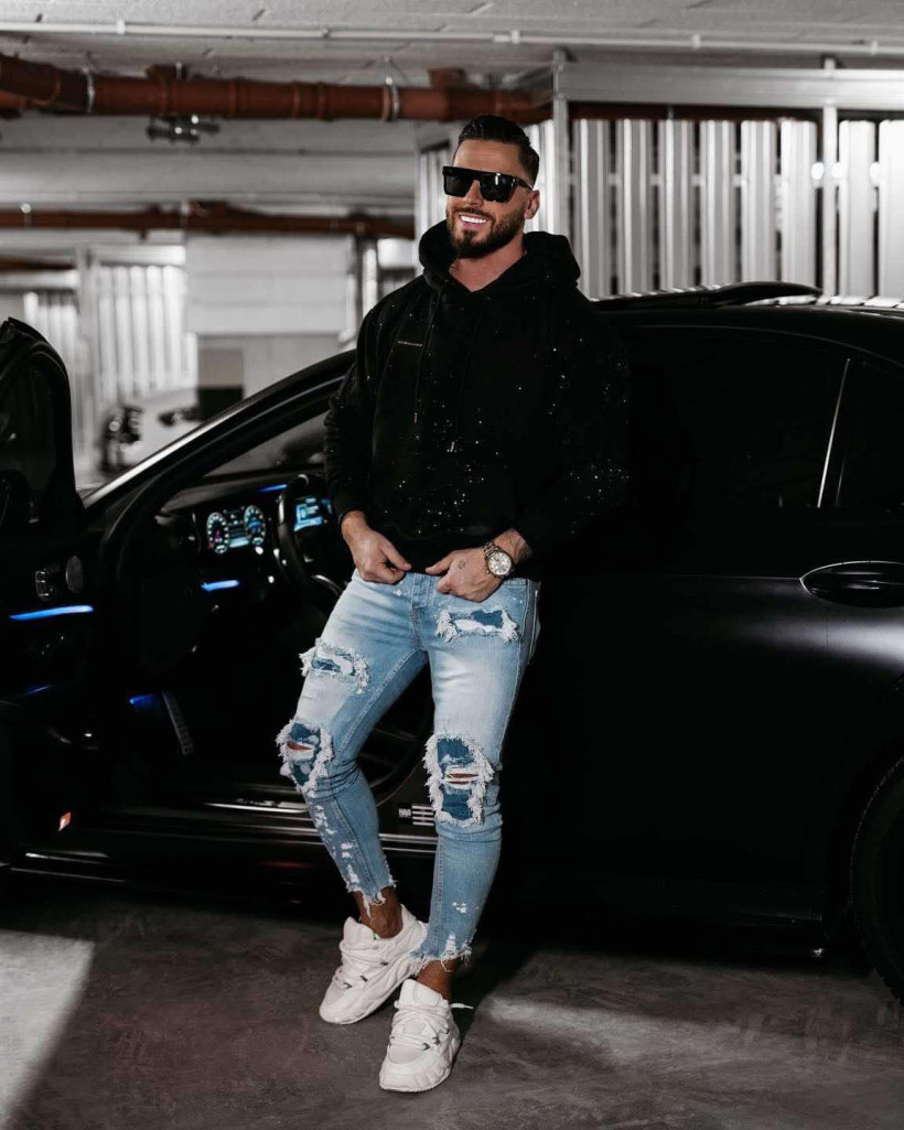 BLADE bluza czarna wyprzedaż