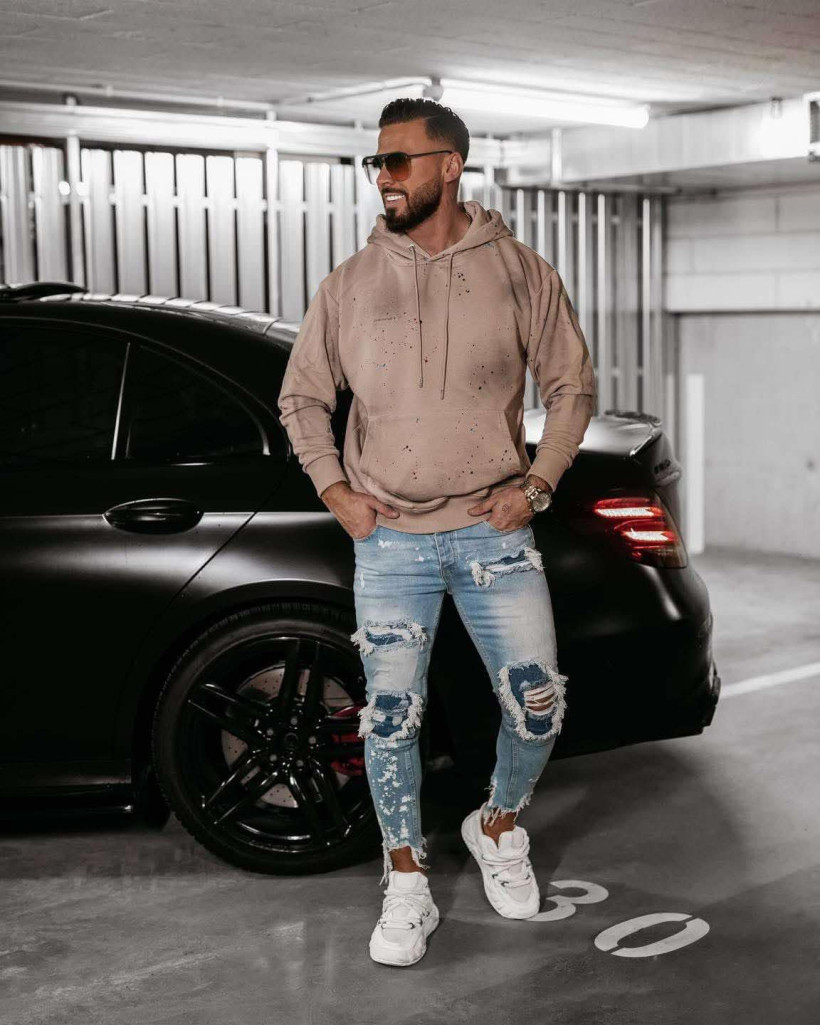 BLADE bluza beż wyprzedaż