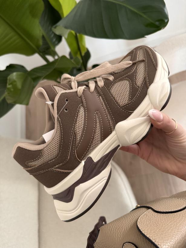 BROWN TL605-34 Snakersy