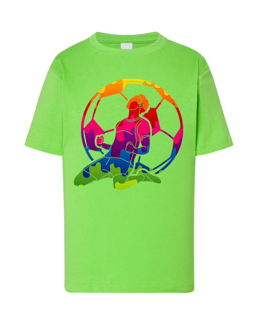 ZA T-shirt LIMONKA -  Piłka i piłkarz