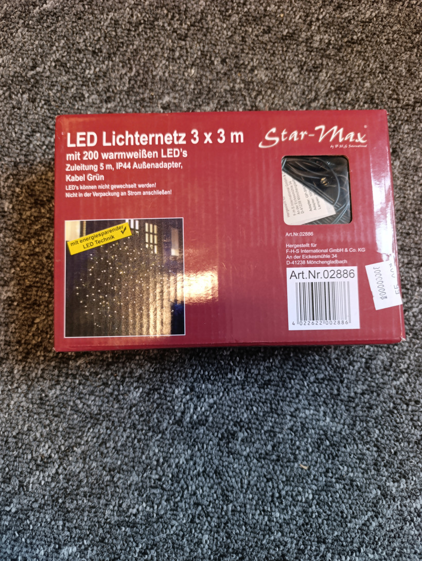 Lampki Świąteczne Ogrodowe 3x3m