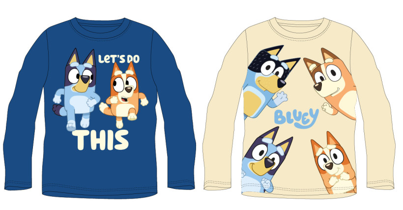 T-SHIRT CHŁOPIĘCY Bluey Niebieska
