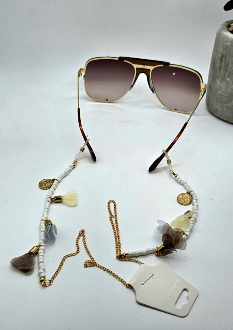 Łańcuszek do okularów boho