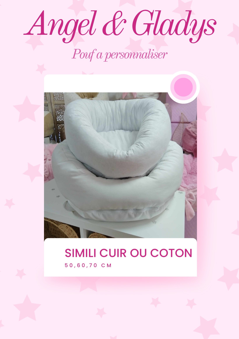 Pouf à personnaliser