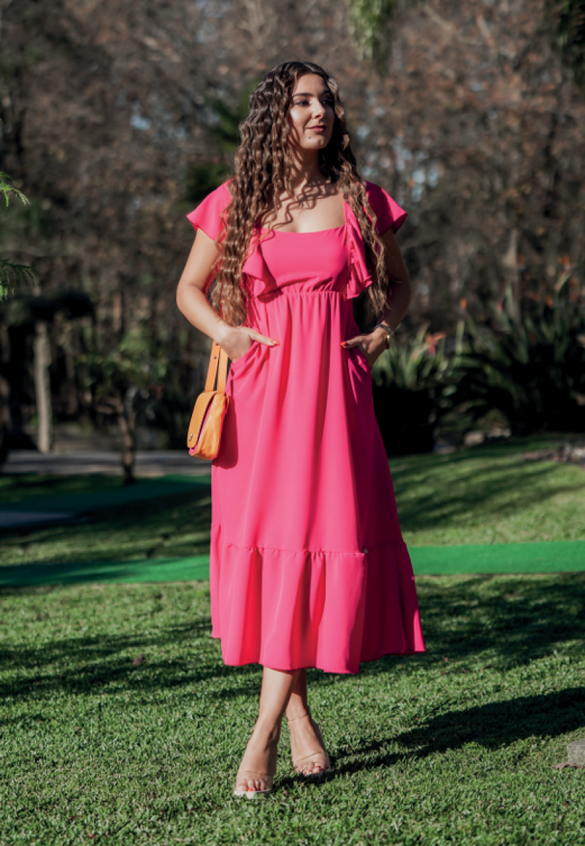 Vestido diskreto - selmo 10184