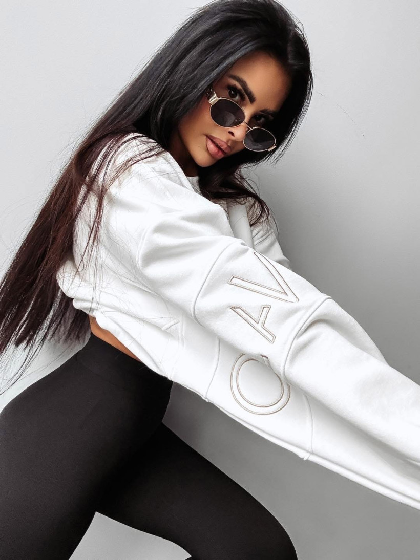 ▪️Bluza damska ,,MARKAZ” Ecru wyprzedaż