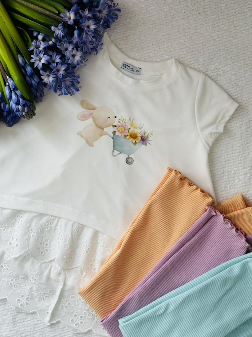 Tunika króliczek ecru Oh Bella