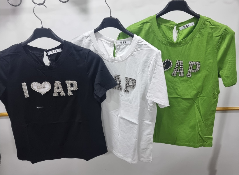 T-shirt M&V brilhantes - selmo 348