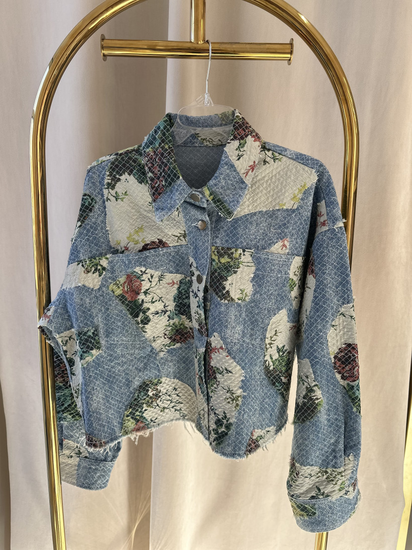 YT KURTKA JEANS WZORY OD KOMPLETU