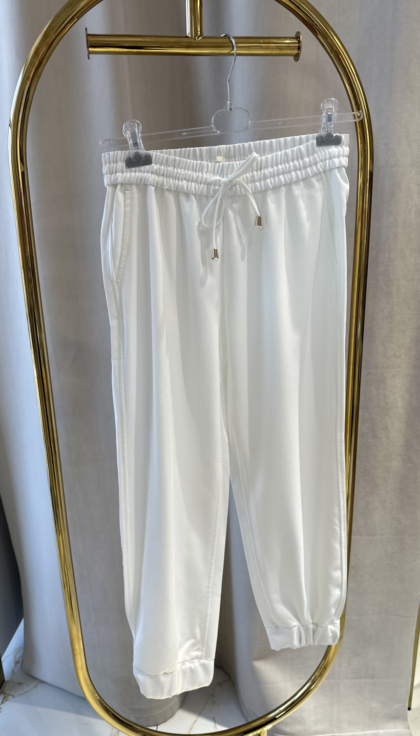 FRESSIA SPODNIE BIAŁE ŚCIĄGACZ