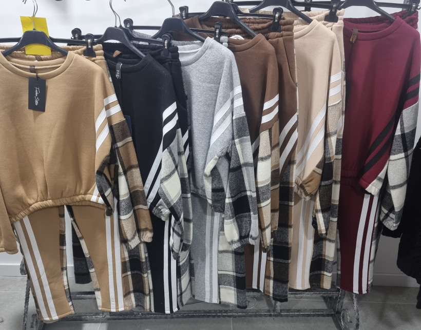 Conjunto fato treino xadrez - selmo 367