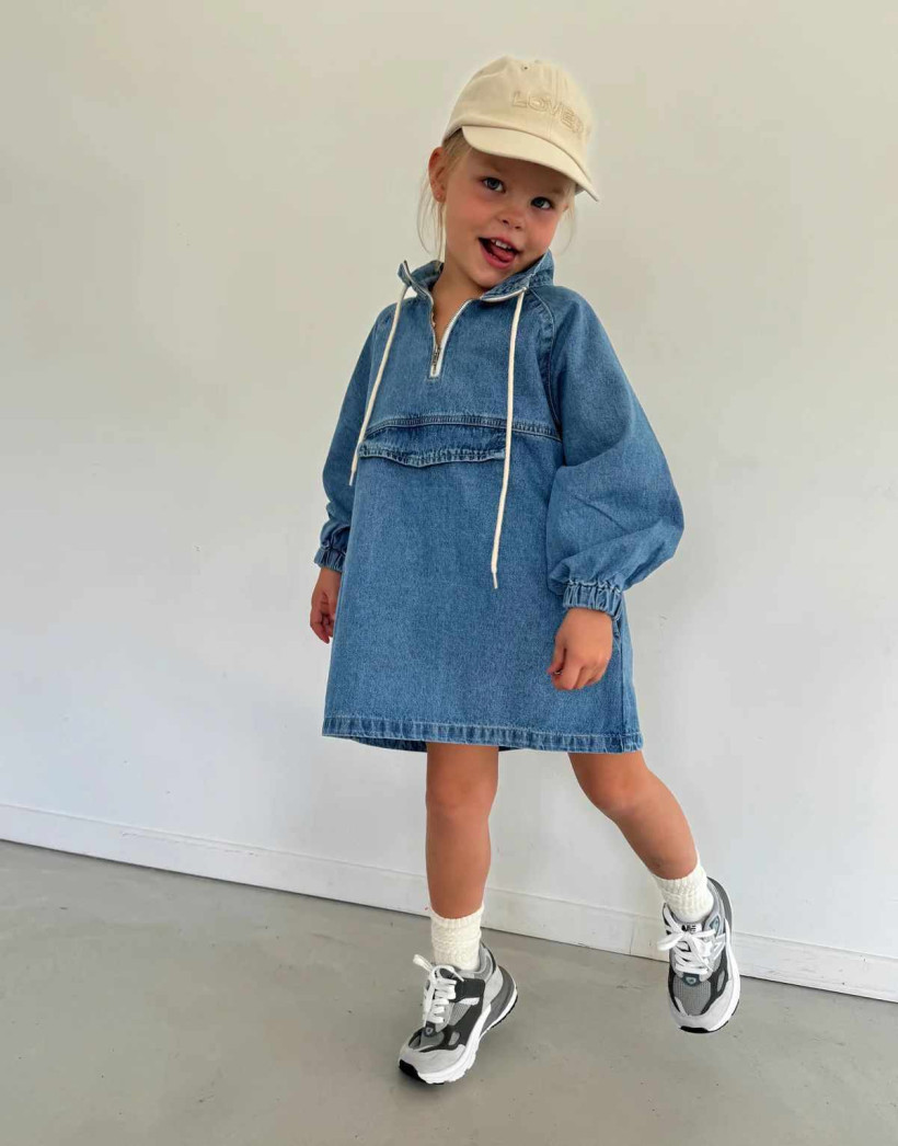 Tunika jeans literka A