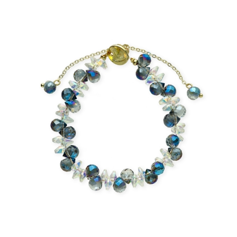 Bransoletka Swarovski Kamienie Kryształowo-Granatowa B98910