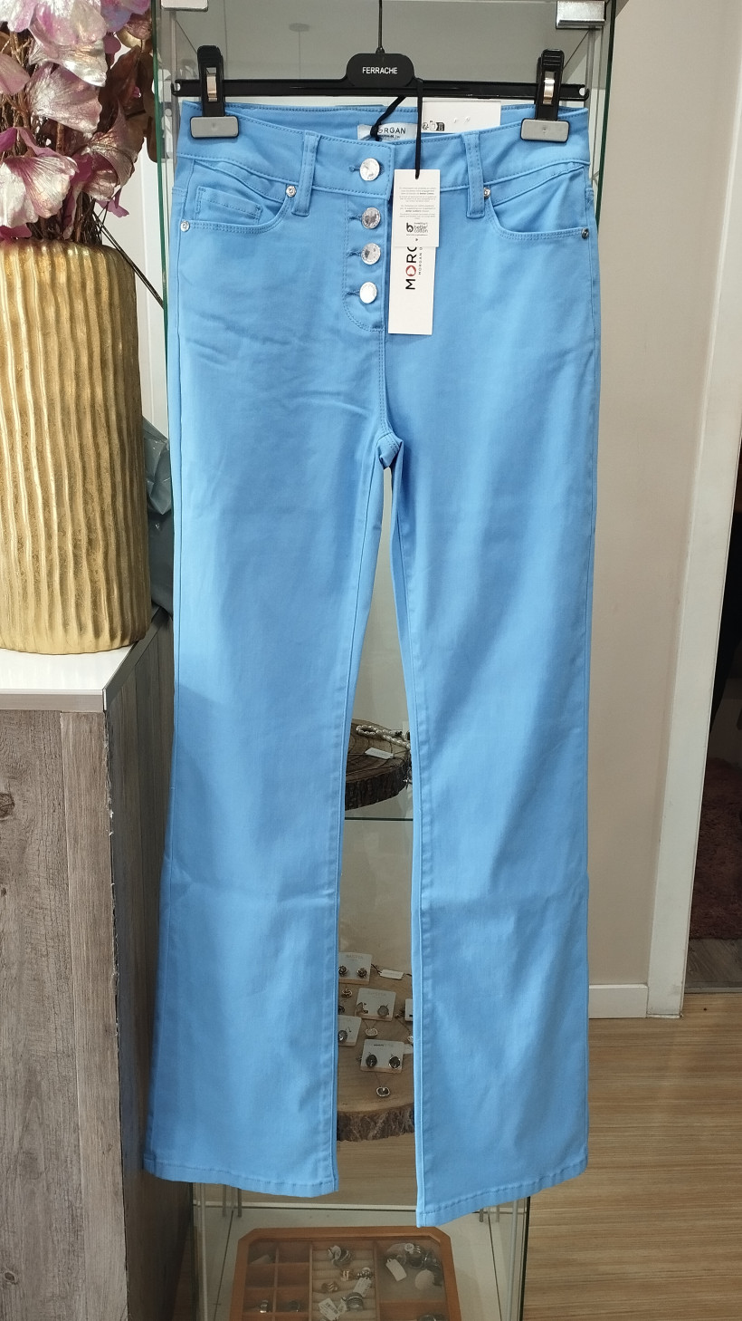 Calças de ganga azuis