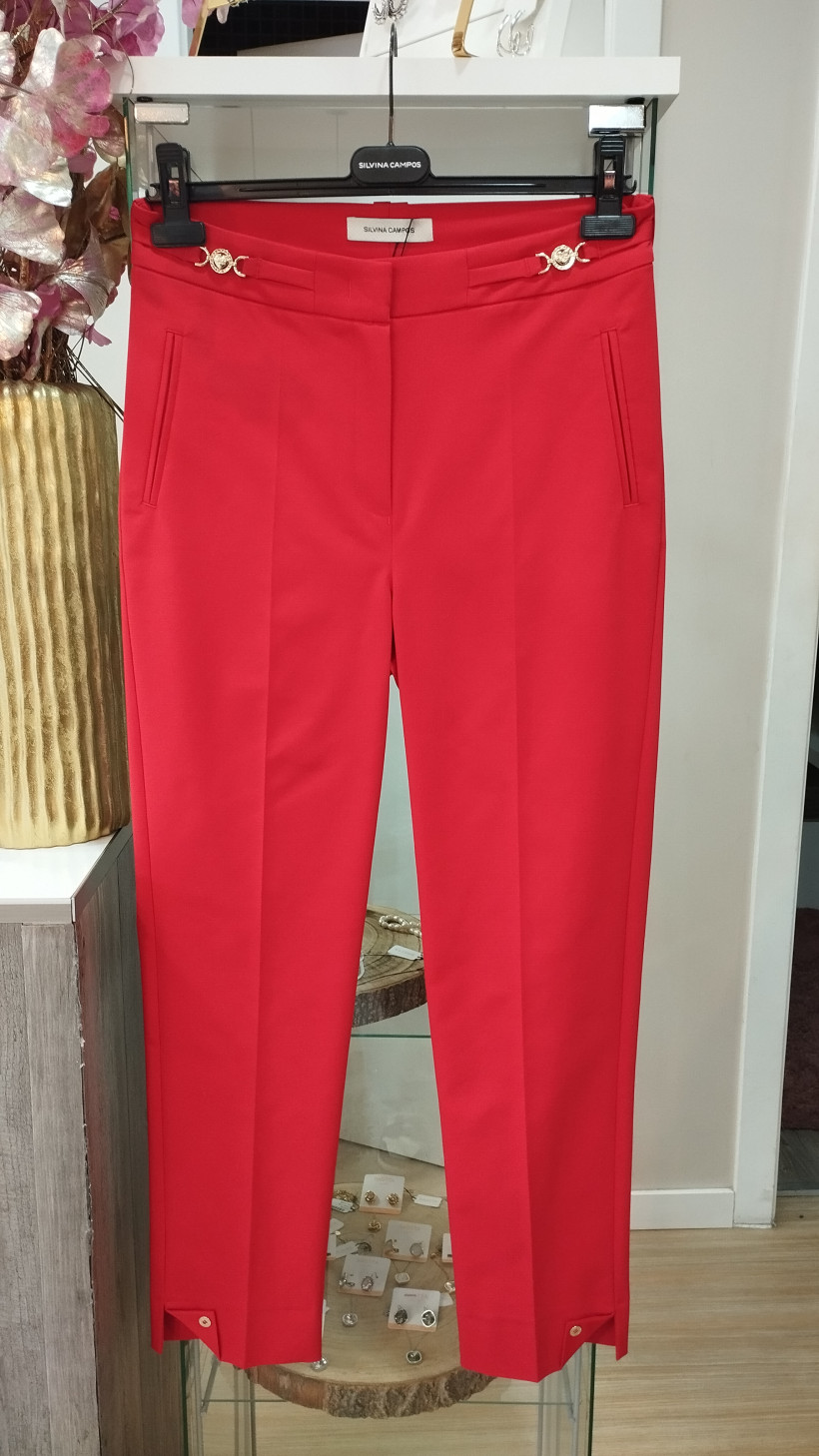 Calças vermelhas