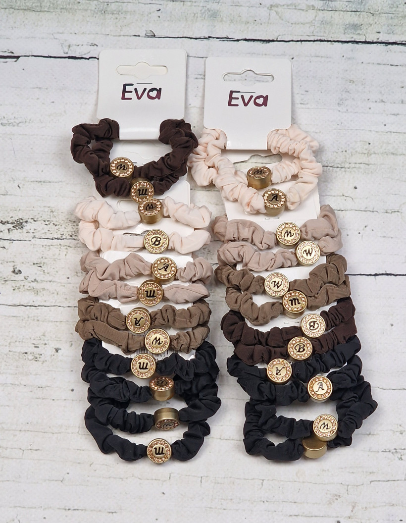 Gumka do włosów literki 2szt