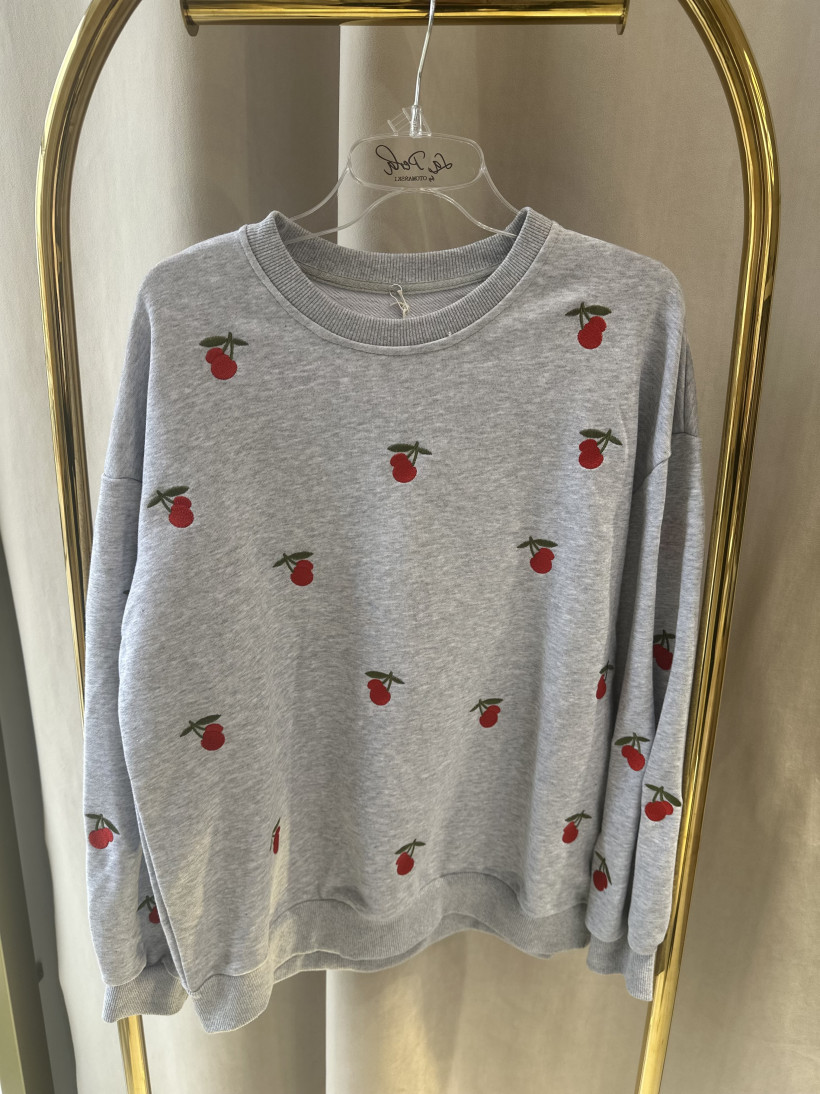 WEIL BLUZA SZARA WISIENKI