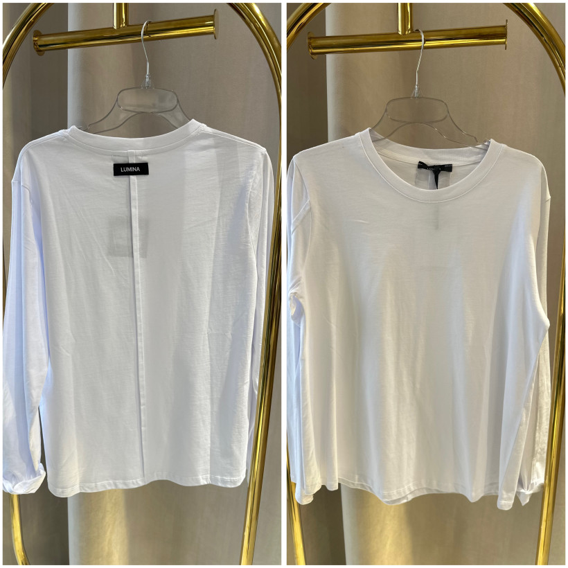 LUM BASIC DŁUGI RĘKAW BIEL