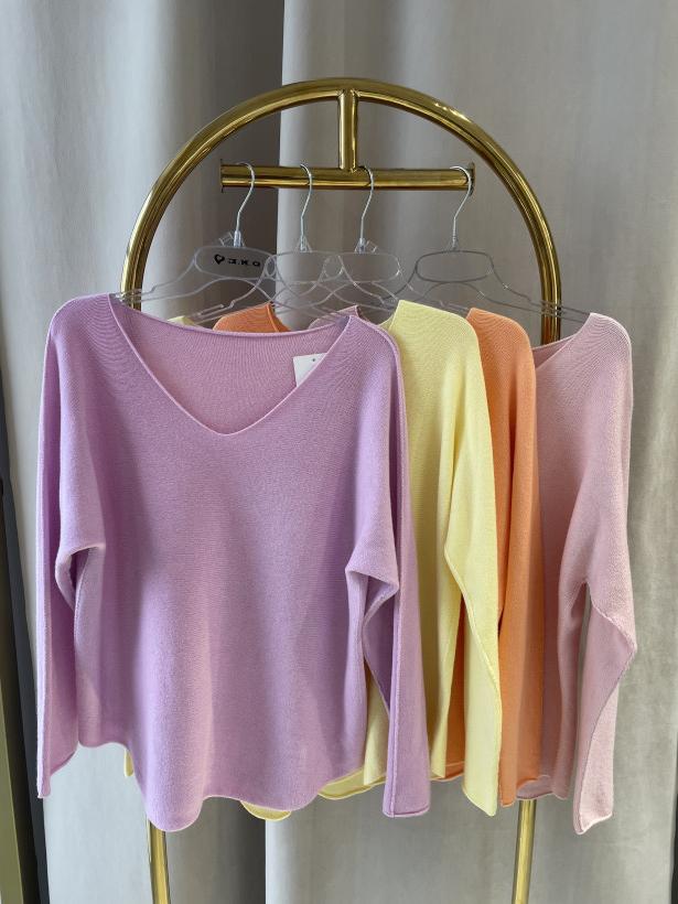 NC SWETEREK KOLORY DŁUGI RĘKAW