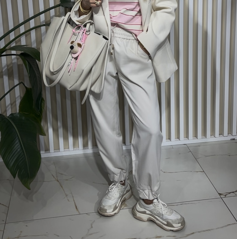 FRESSIA SPODNIE BEŻ ŚCIĄGACZ