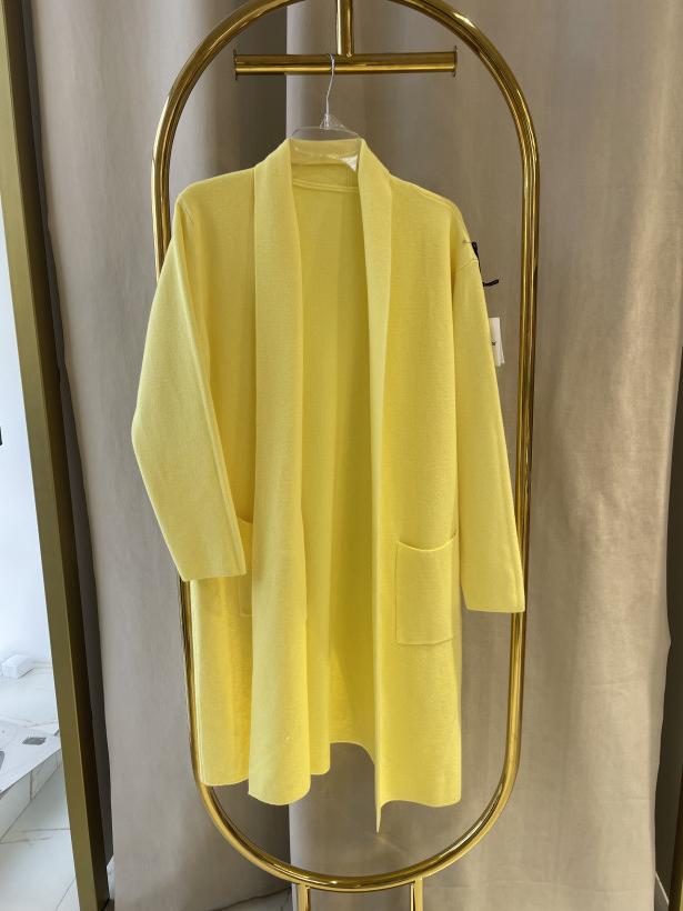 DOLCE KARDIGAN DŁUGI ŻÓŁTY