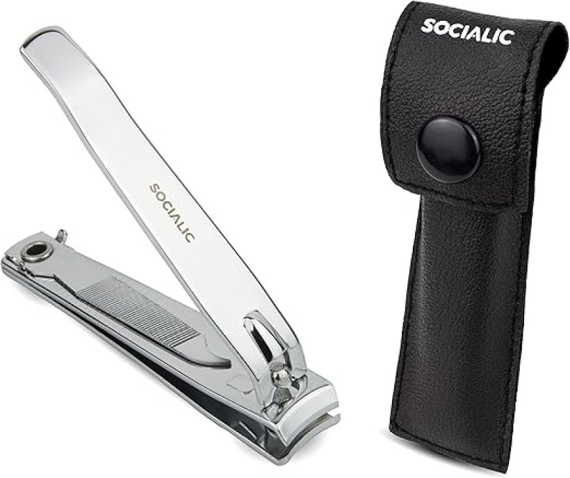 Obcinaczki cążki do paznokci z etui. Duże, mocne, ostre 8 cm 2 SZT