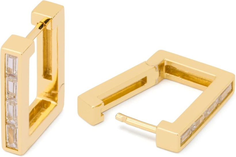 Joacii Pozłacane Kolczyki w Kształcie U