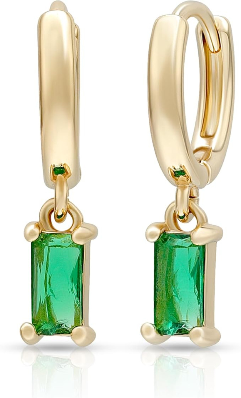 Joacii Kolczyki kreolskie pozłacane 18-karatowym złotem