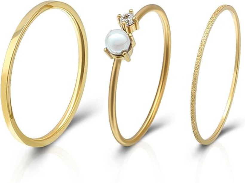 Joacii 18K pozłacane małe mrożone koraliki R. 6