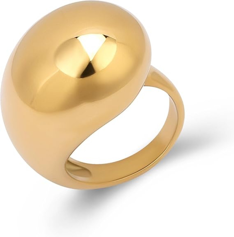 Pierścionki Joacii 18K Gold Plated dla kobiet Rozmiar 6