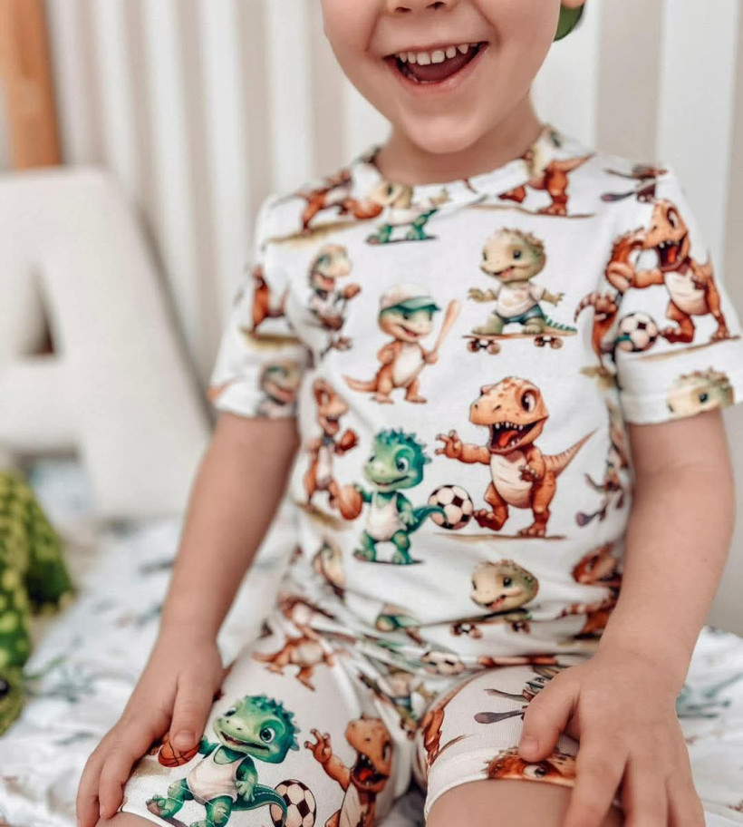 Piżama Dinozaury Zula chłopiec