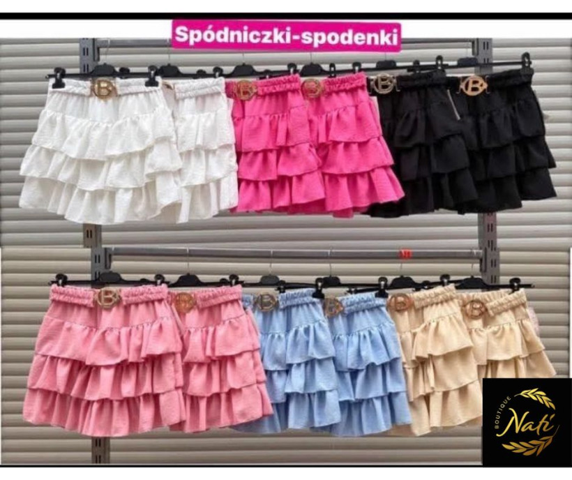 Spódnico-spodenki falbanka