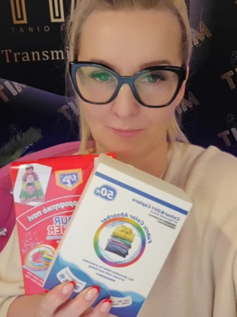 Chusteczki ABSORBUJĄCE do prania