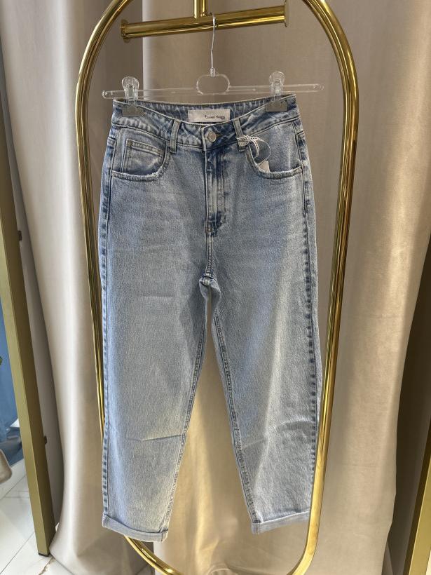 QH SPODNIE JASNE PODWIJANE SREBRO